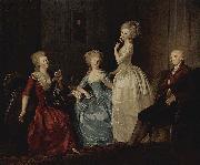 TISCHBEIN, Johann Heinrich Wilhelm Portrat der Grafin Saltykowa und ihrer Familie oil painting